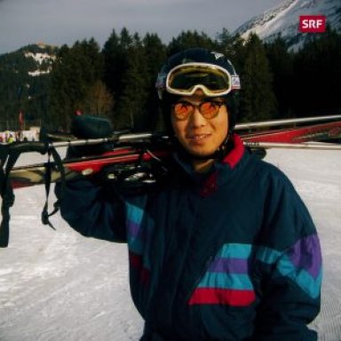 Keren i dä Schwiiz “Skifahren” (Keren in Switzerland “Skiing”)